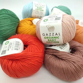 Пряжа Gazzal Organic Baby Cotton фото