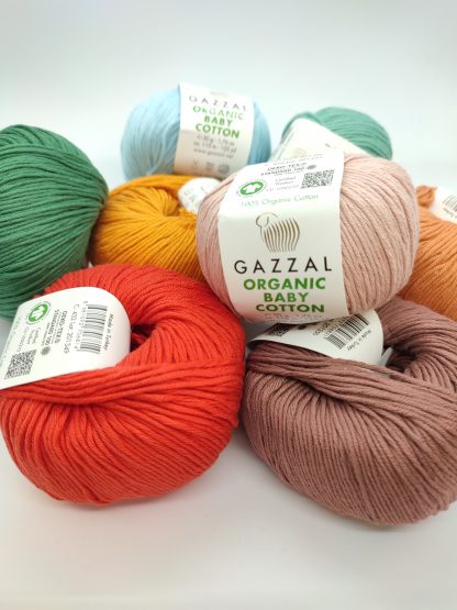 Пряжа Gazzal Organic Baby Cotton фото