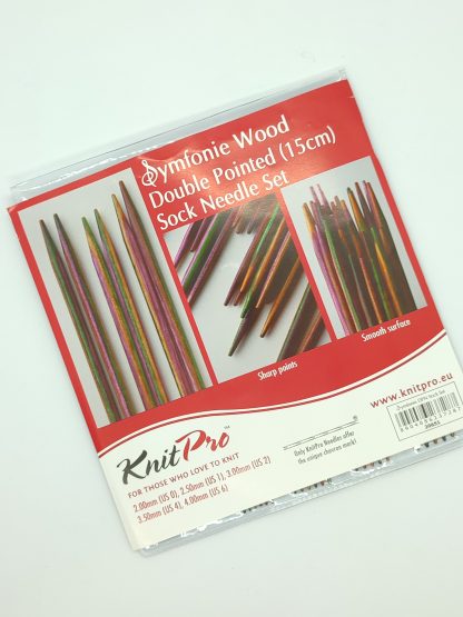 Набор носочных спиц KnitPro Symfonie Wood фото